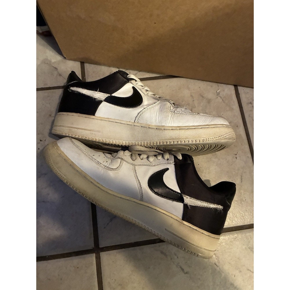 Nike Air Force 1 '07 LV8 1 "Panda" NBA White Black BQ4420-100 Mens SIZE 9.5